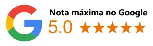 Nota máxima 5.0 no Google — Telereceita